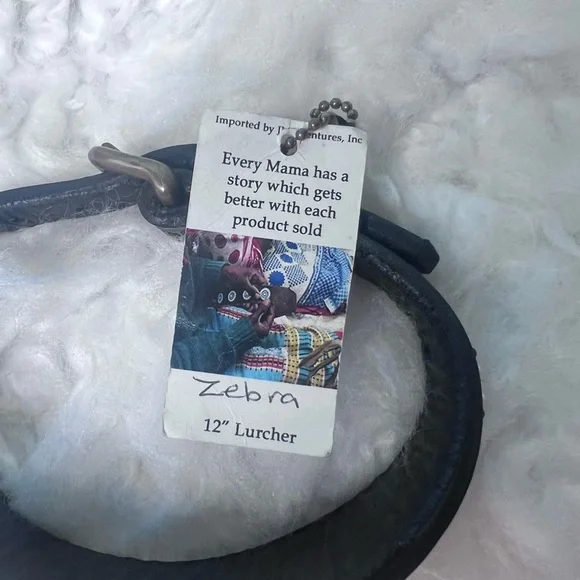 Hand beaded large dog collar